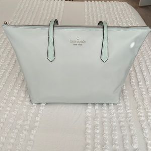 Kate spade mint green tote bag